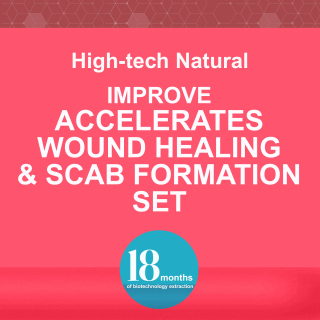 High-tech natural accelerates wound healing and scab formation