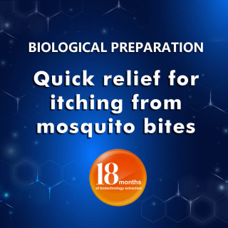 Biological Preparation for Quick relief for itching from mosquito bites