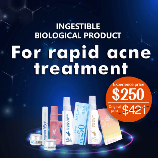 Ingestible biological product - Rapid acne treatment-This super value set, members cannot stack discounts.
