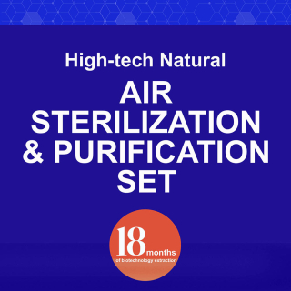 High-tech natural air sterilization and purification Set (One set with a free machine)