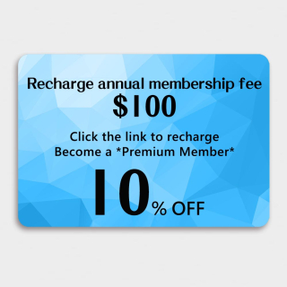 Recharge - Premium Membership/100(Pre - recharge before purchase, and it cannot be issued in the same order) - Free automatic membership renewal for annual spending of $2,400 or more