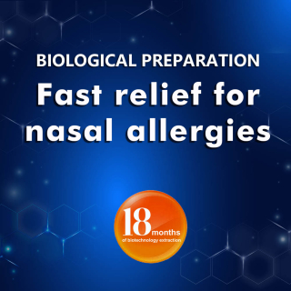 Biological Preparation for Fast relief for nasal allergies