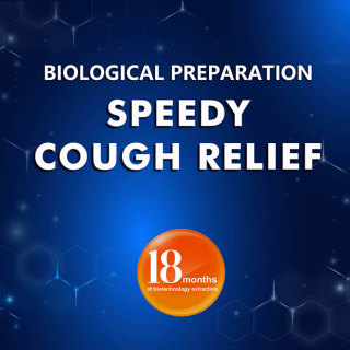 Biological preparation for speedy cough relief