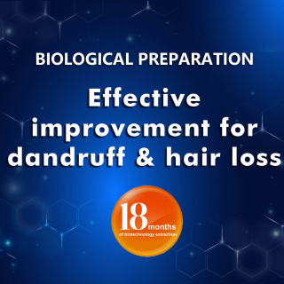 Biological Preparation for Effective improvement for dandruff and hair loss