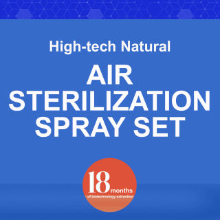 High-tech natural Air sterilization spray set (one set with a free machine)