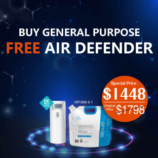 High-tech natural Air sterilization spray set (one set with a free machine)