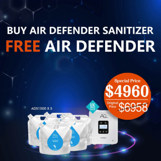 High-tech natural air sterilization and purification Set (One set with a free machine)