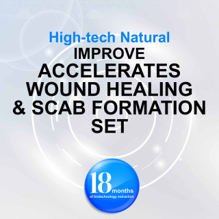 High-tech natural accelerates wound healing and scab formation
