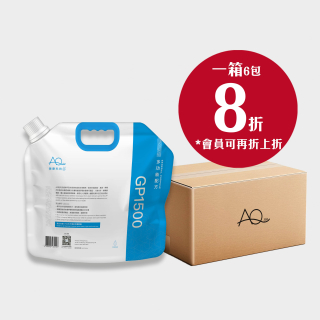  AQ健康科技水-多功能配方補充裝 1500ml - 1 箱 (6包 ) - (以下價錢未折會員價)