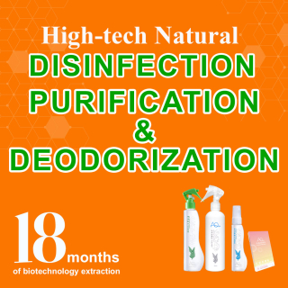 High-tech natural disinfection, purification and deodorization