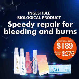 Ingestible biological product -  Speedy repair for bleeding and burns-This super value set, members cannot stack discounts