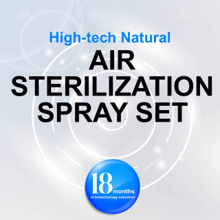 High-tech natural Air sterilization spray set (one set with a free machine)