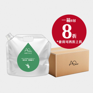 AQ健康科技水-環境配方補充裝 1500ml - 1 箱 ( 6 包) - (以下價錢未折會員價)